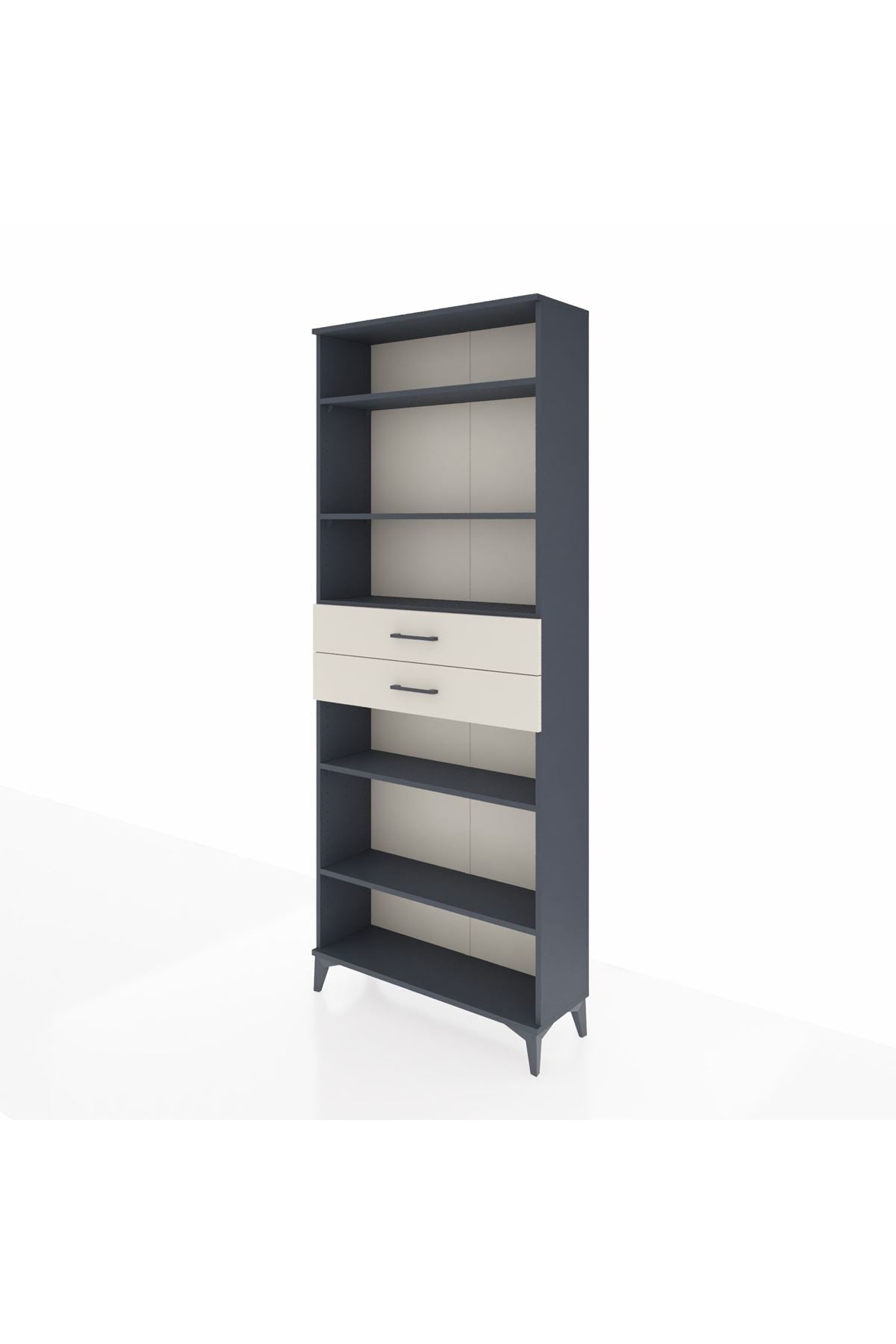 Arges Dolap 5 Raflı 2 Çekmeceli 88x30x221 - S30M193V4A