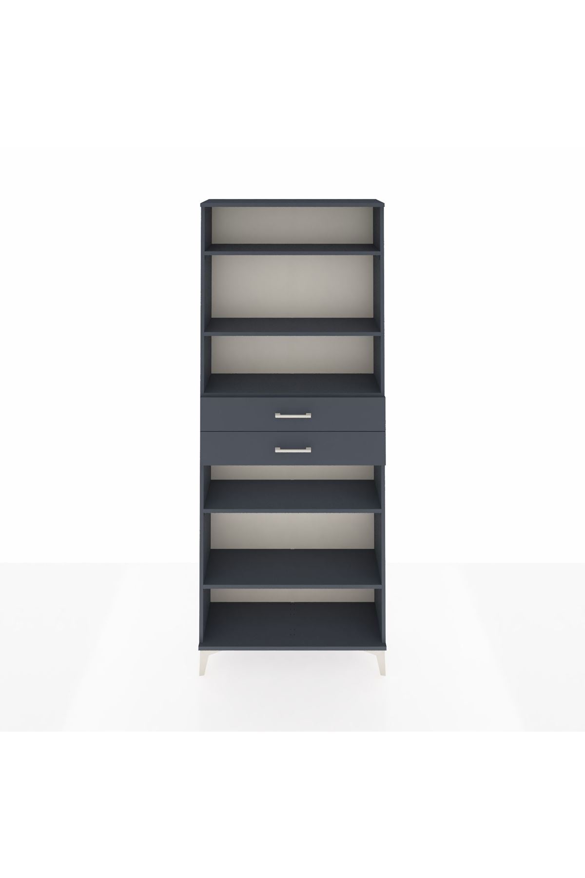 Arges Dolap 5 Raflı 2 Çekmeceli 88x30x221 - S30M193V5A