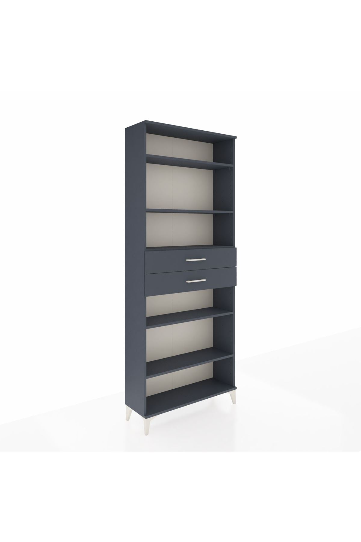 Arges Dolap 5 Raflı 2 Çekmeceli 88x30x221 - S30M193V5A