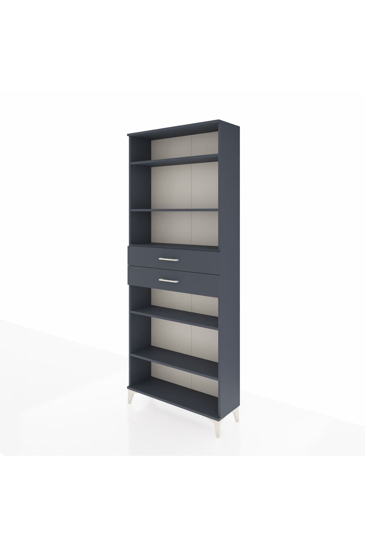 Arges Dolap 5 Raflı 2 Çekmeceli 88x30x221 - S30M193V5A