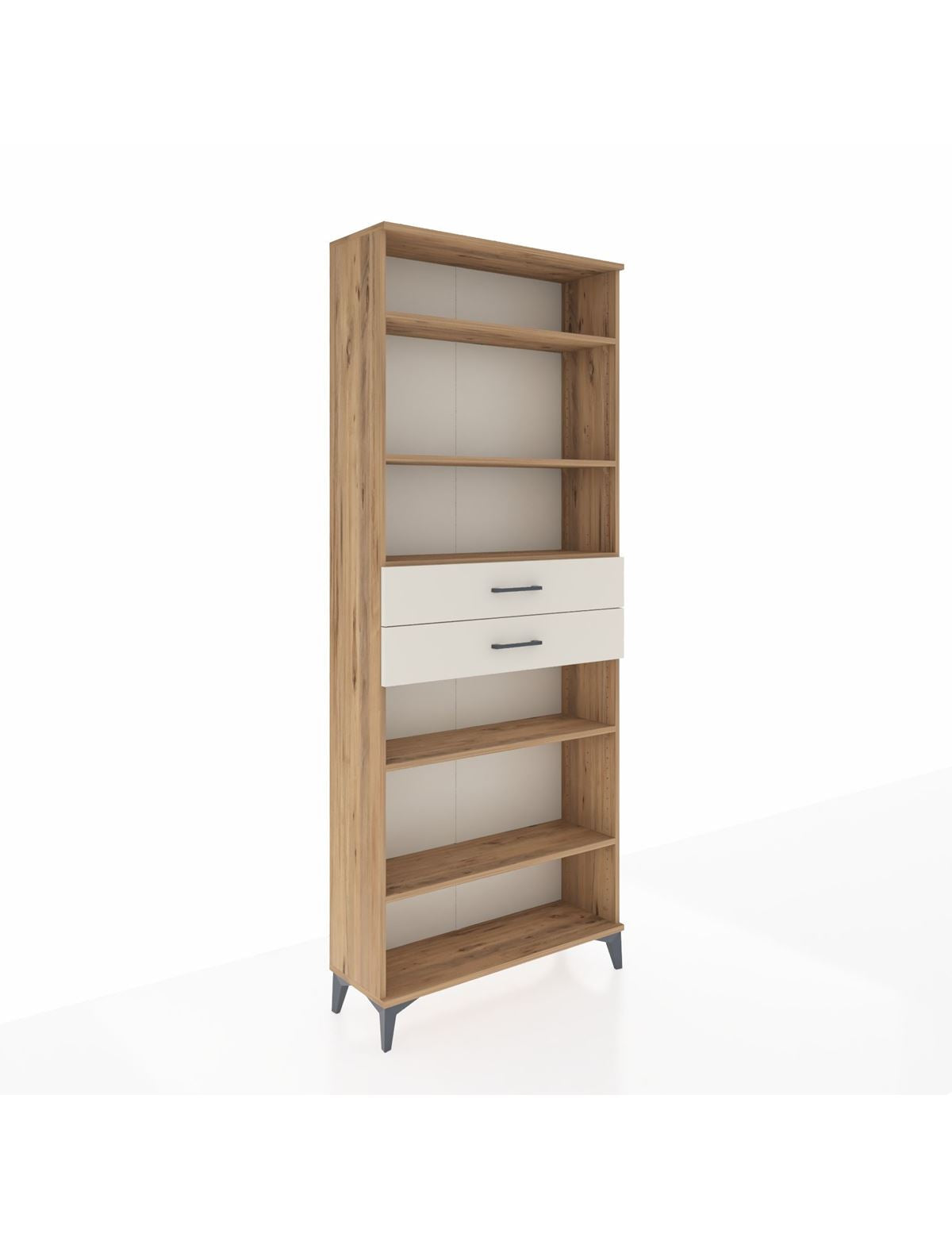 Arges Dolap 5 Raflı 2 Çekmeceli 88x30x221 - S30M193V7A
