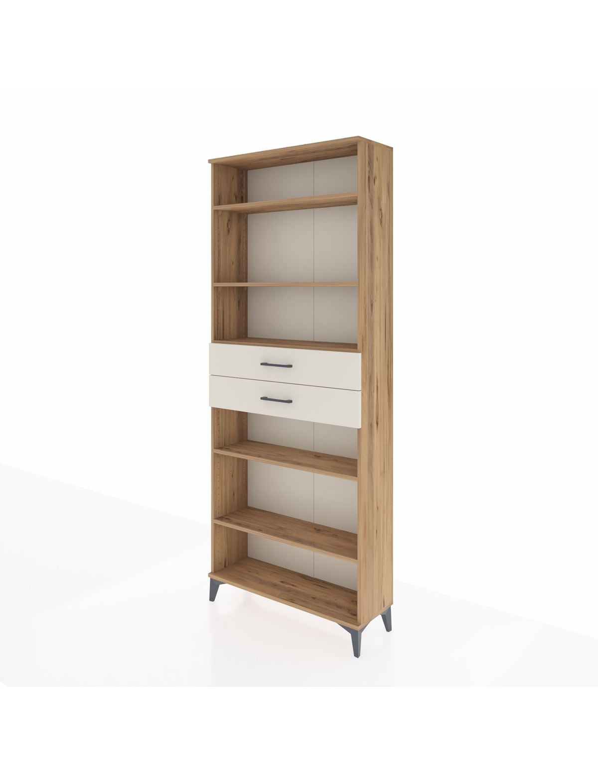 Arges Dolap 5 Raflı 2 Çekmeceli 88x30x221 - S30M193V7A