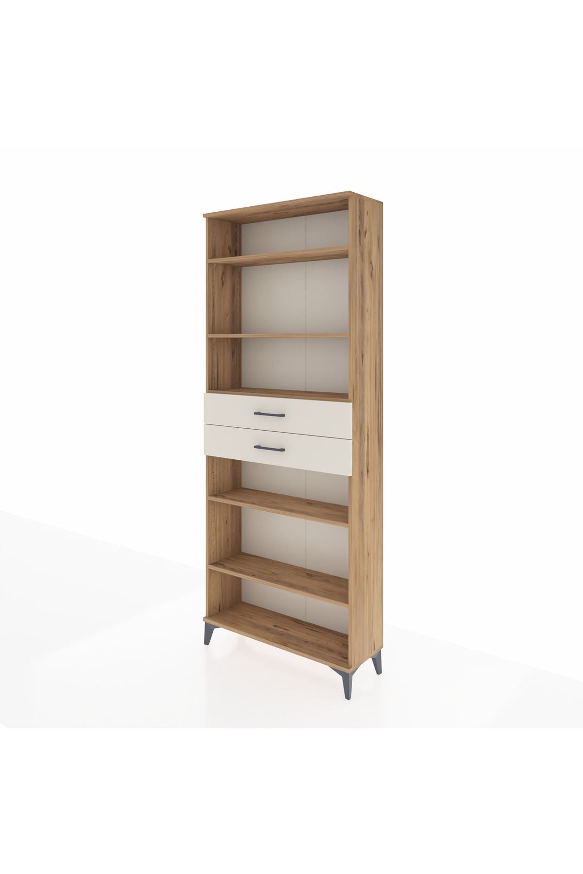 Arges Dolap 5 Raflı 2 Çekmeceli 88x30x221 - S30M193V7A