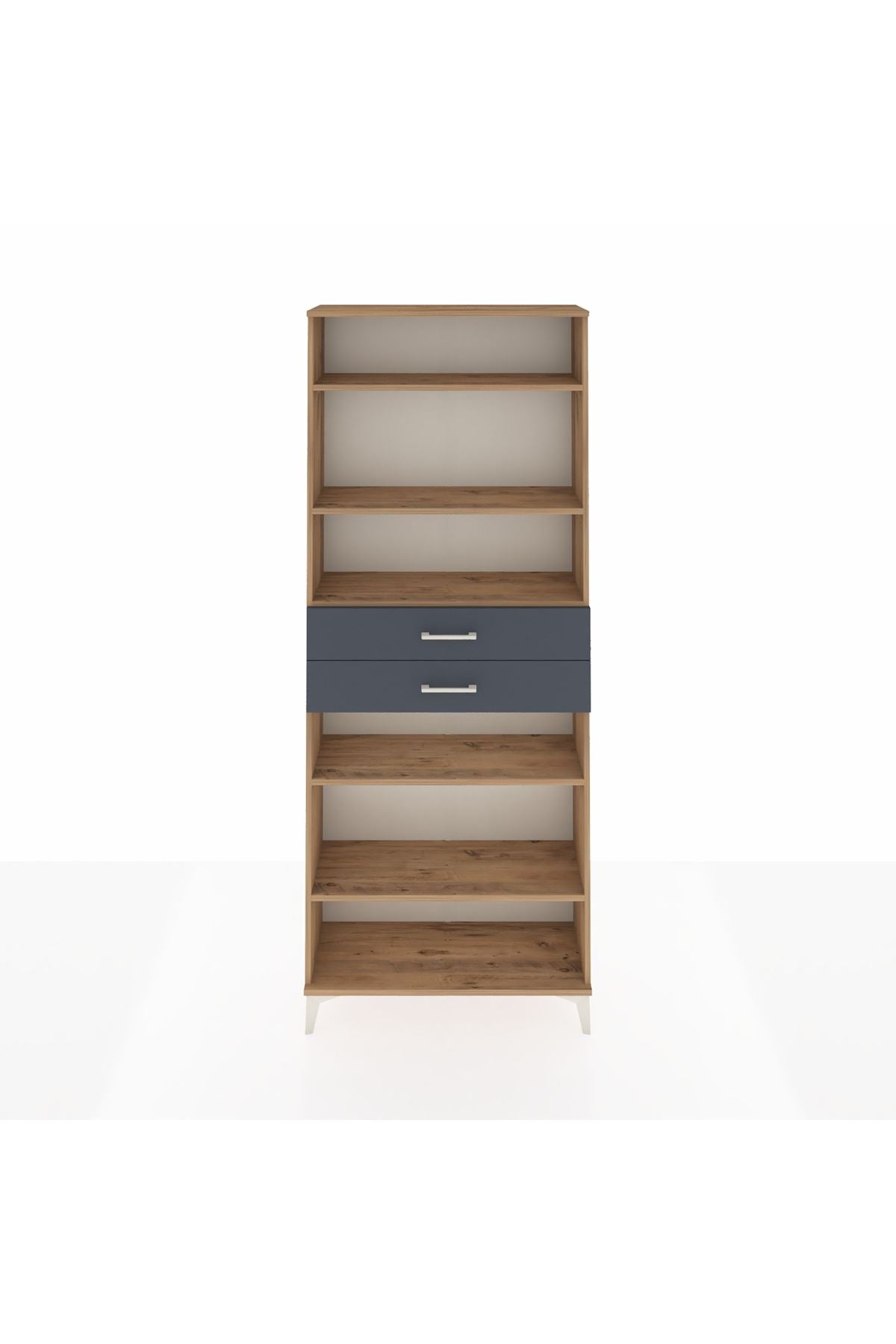 Arges Dolap 5 Raflı 2 Çekmeceli 88x30x221 - S30M193V8A