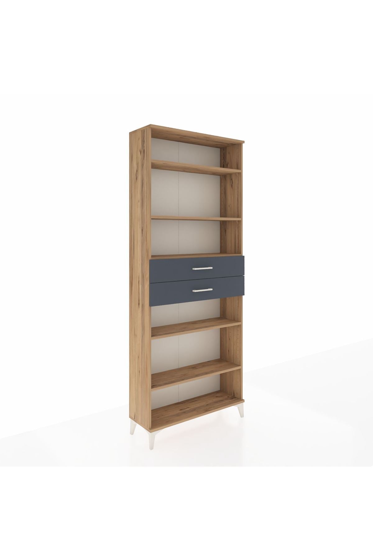 Arges Dolap 5 Raflı 2 Çekmeceli 88x30x221 - S30M193V8A