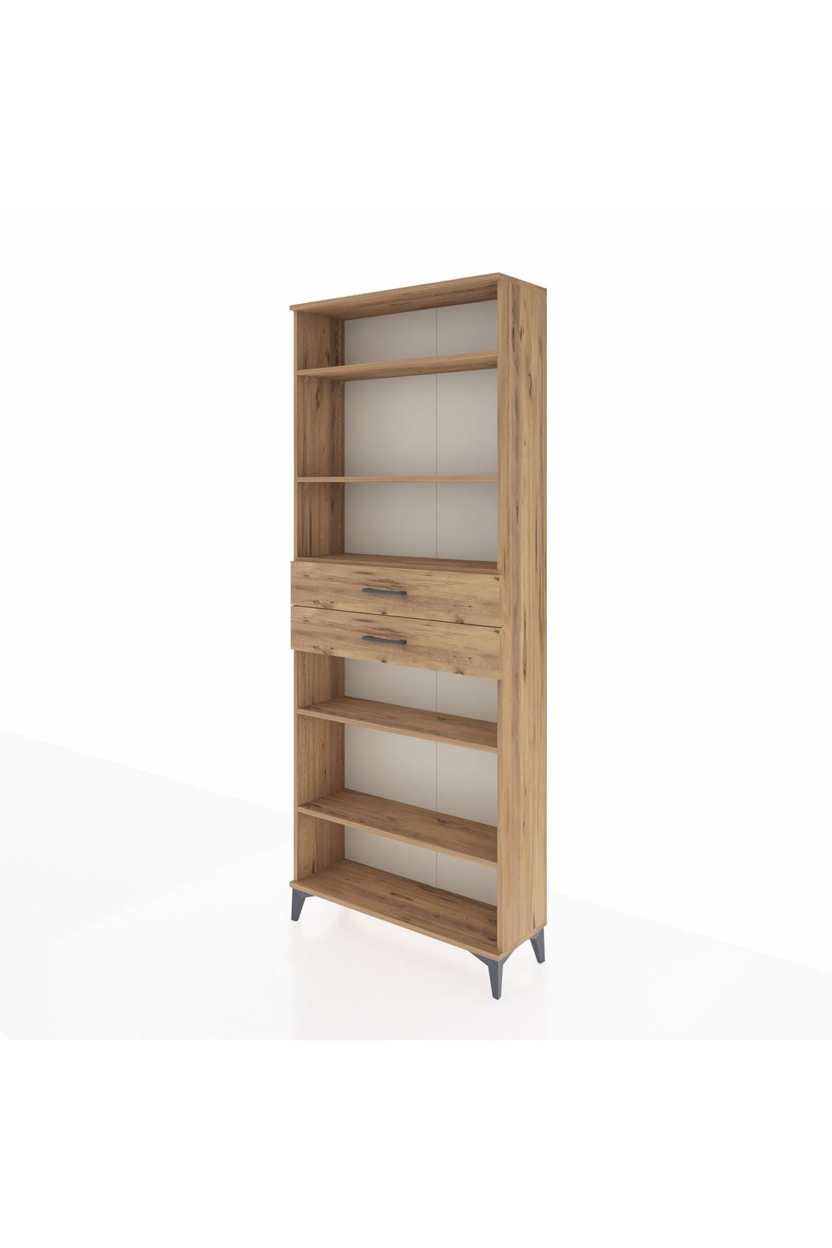 Arges Dolap 5 Raflı 2 Çekmeceli 88x30x221 - S30M193V9A