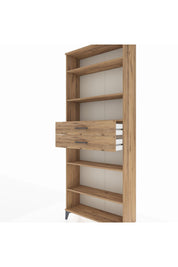 Arges Dolap 5 Raflı 2 Çekmeceli 88x30x221 - S30M193V9A