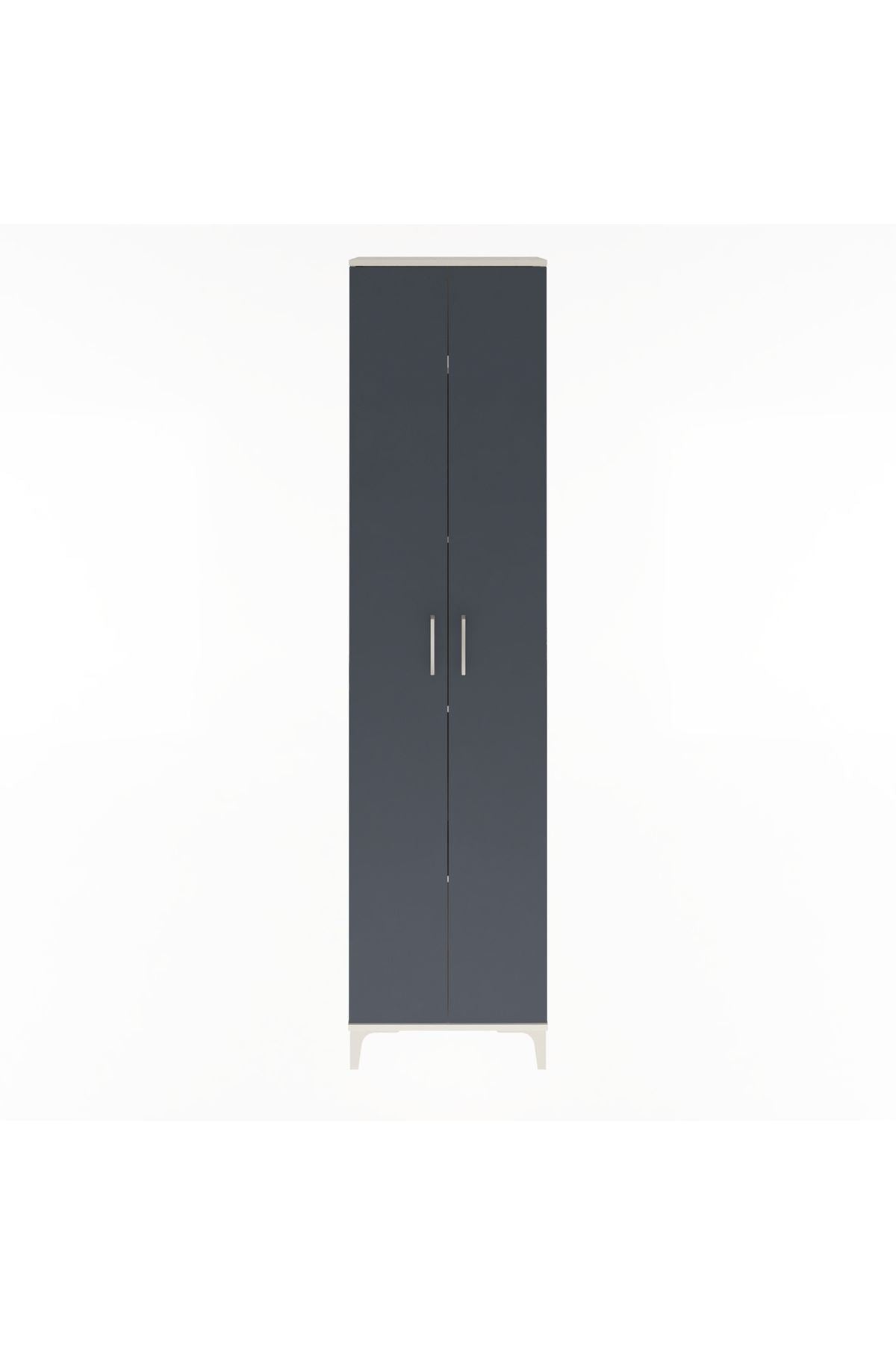 Arges Dolap 4 Raflı 2 Kapaklı 60x30x243 - S32M001V2A