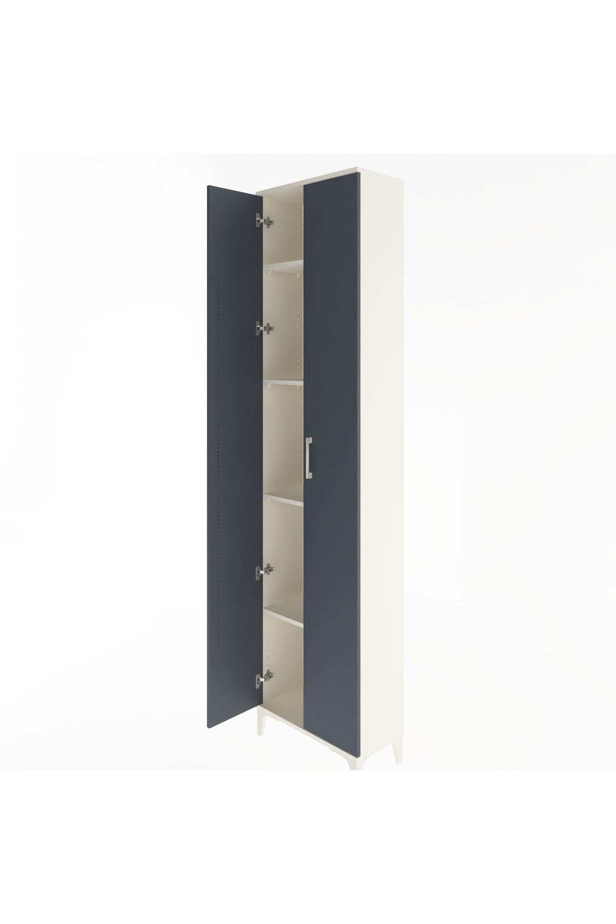 Arges Dolap 4 Raflı 2 Kapaklı 60x30x243 - S32M001V2A