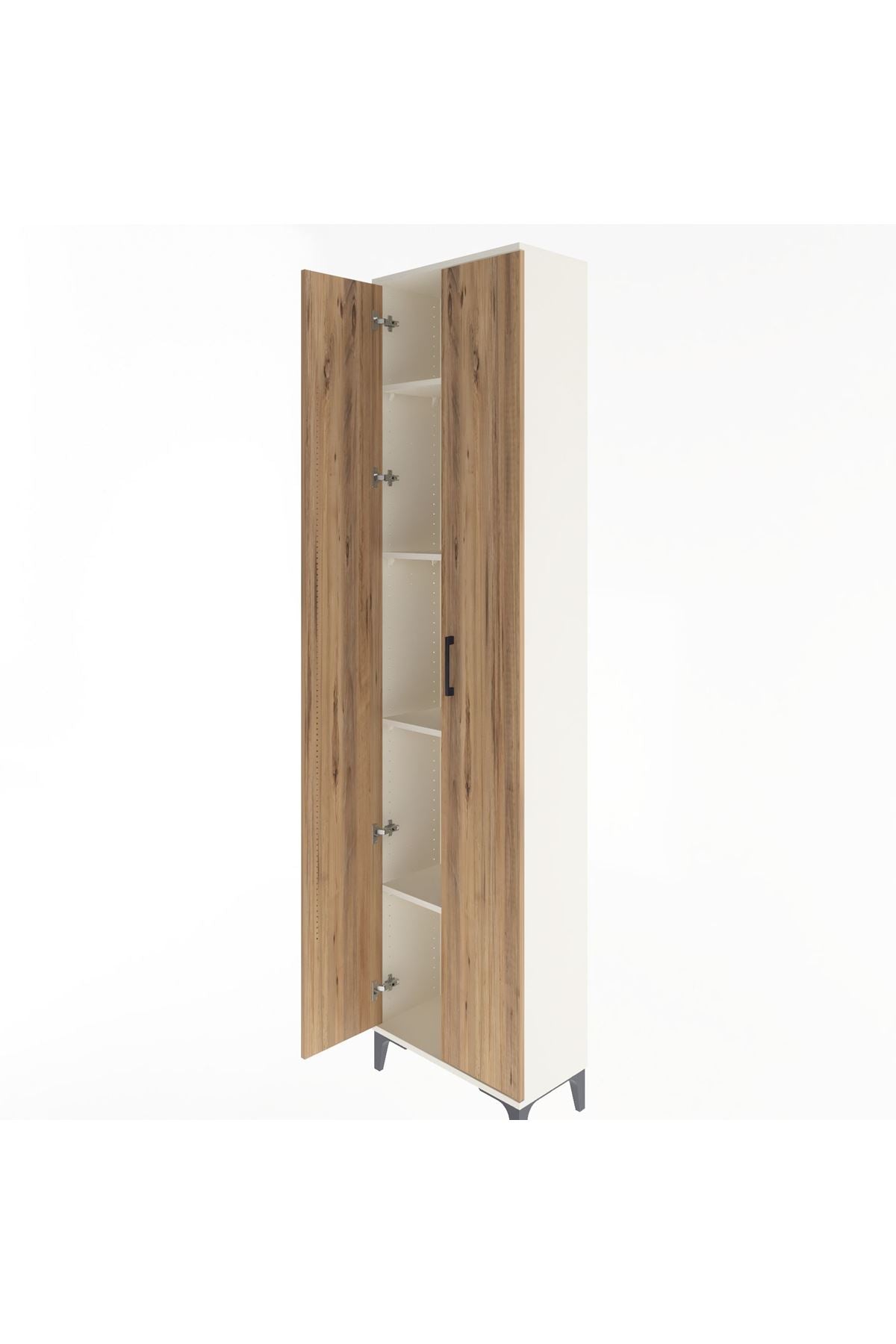 Arges Dolap 4 Raflı 2 Kapaklı 60x30x243 - S32M001V3A