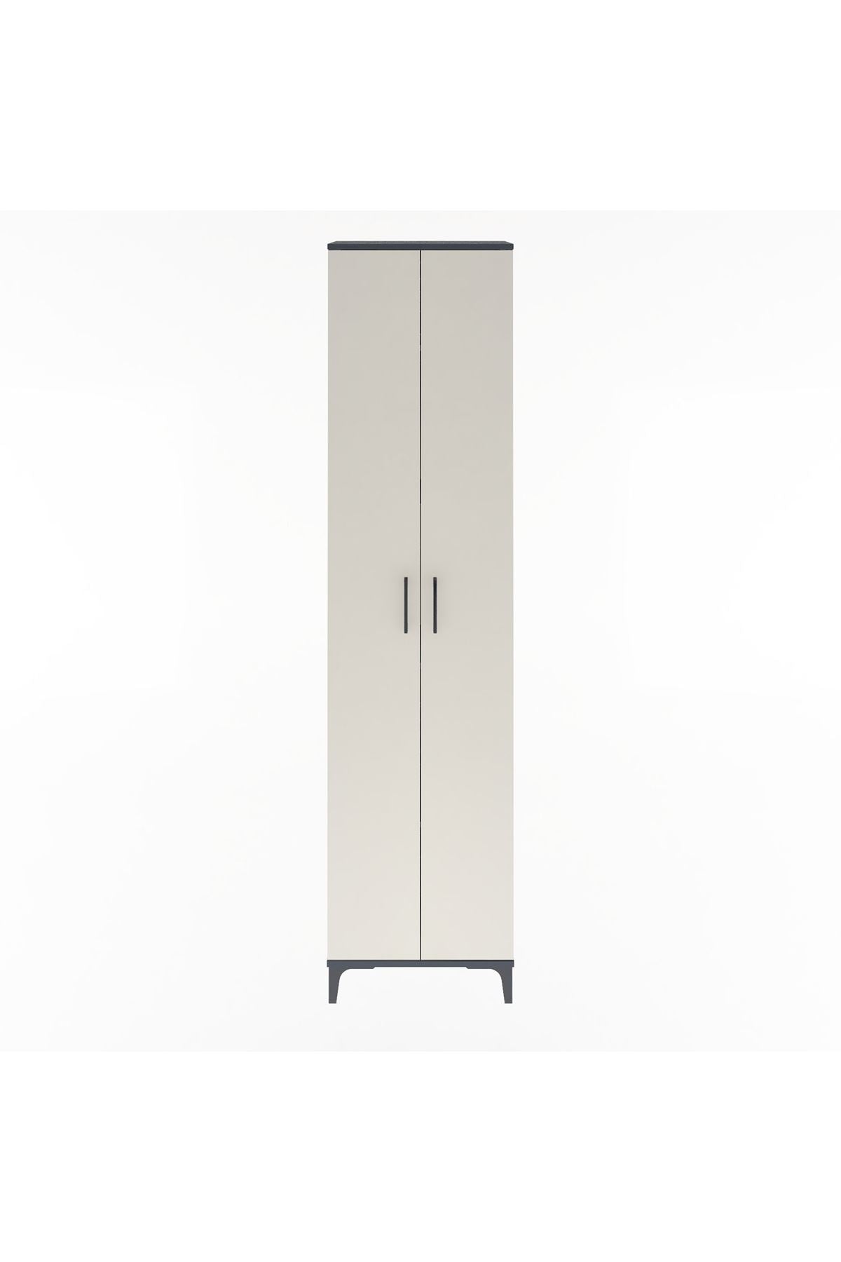 Arges Dolap 4 Raflı 2 Kapaklı 60x30x243 - S32M001V4A