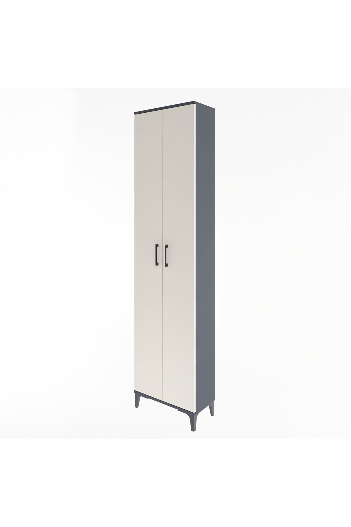 Arges Dolap 4 Raflı 2 Kapaklı 60x30x243 - S32M001V4A
