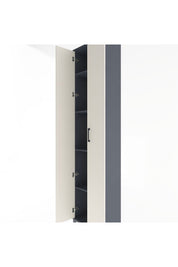 Arges Dolap 4 Raflı 2 Kapaklı 60x30x243 - S32M001V4A