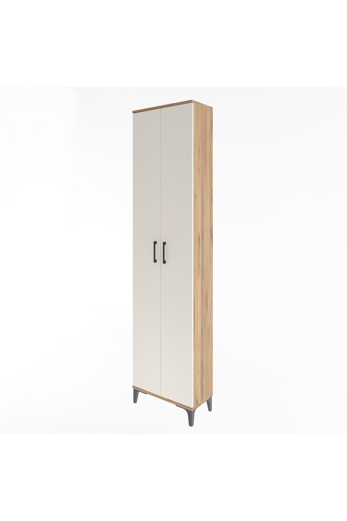 Arges Dolap 4 Raflı 2 Kapaklı 60x30x243 - S32M001V7A