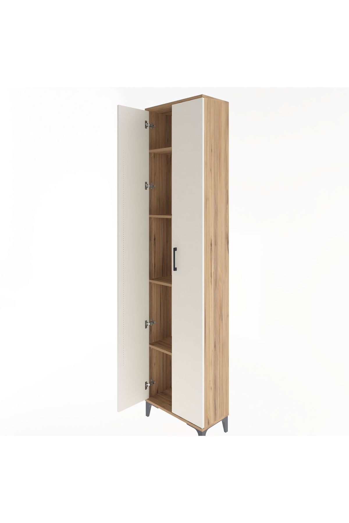 Arges Dolap 4 Raflı 2 Kapaklı 60x30x243 - S32M001V7A