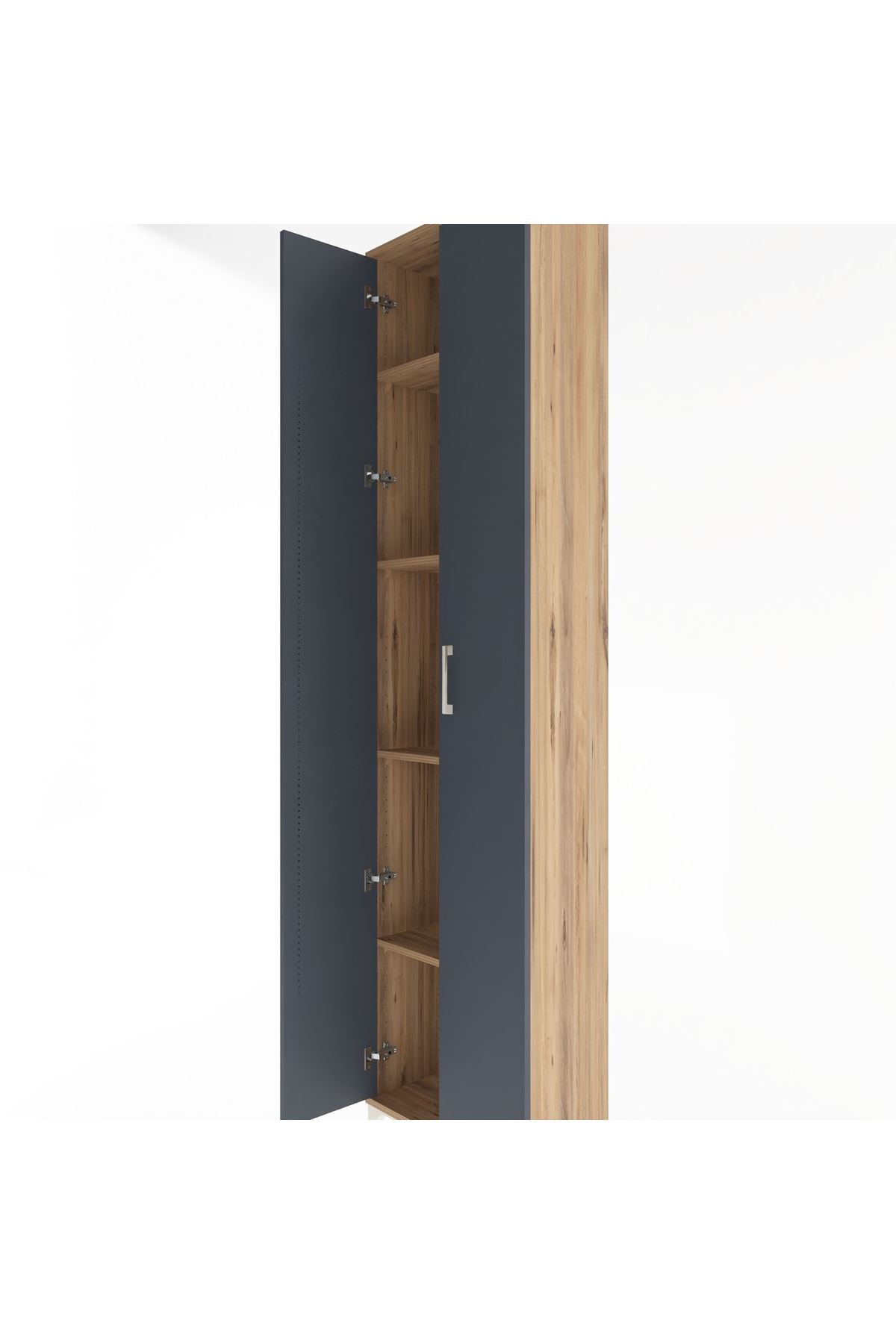 Arges Dolap 4 Raflı 2 Kapaklı 60x30x243 - S32M001V8A