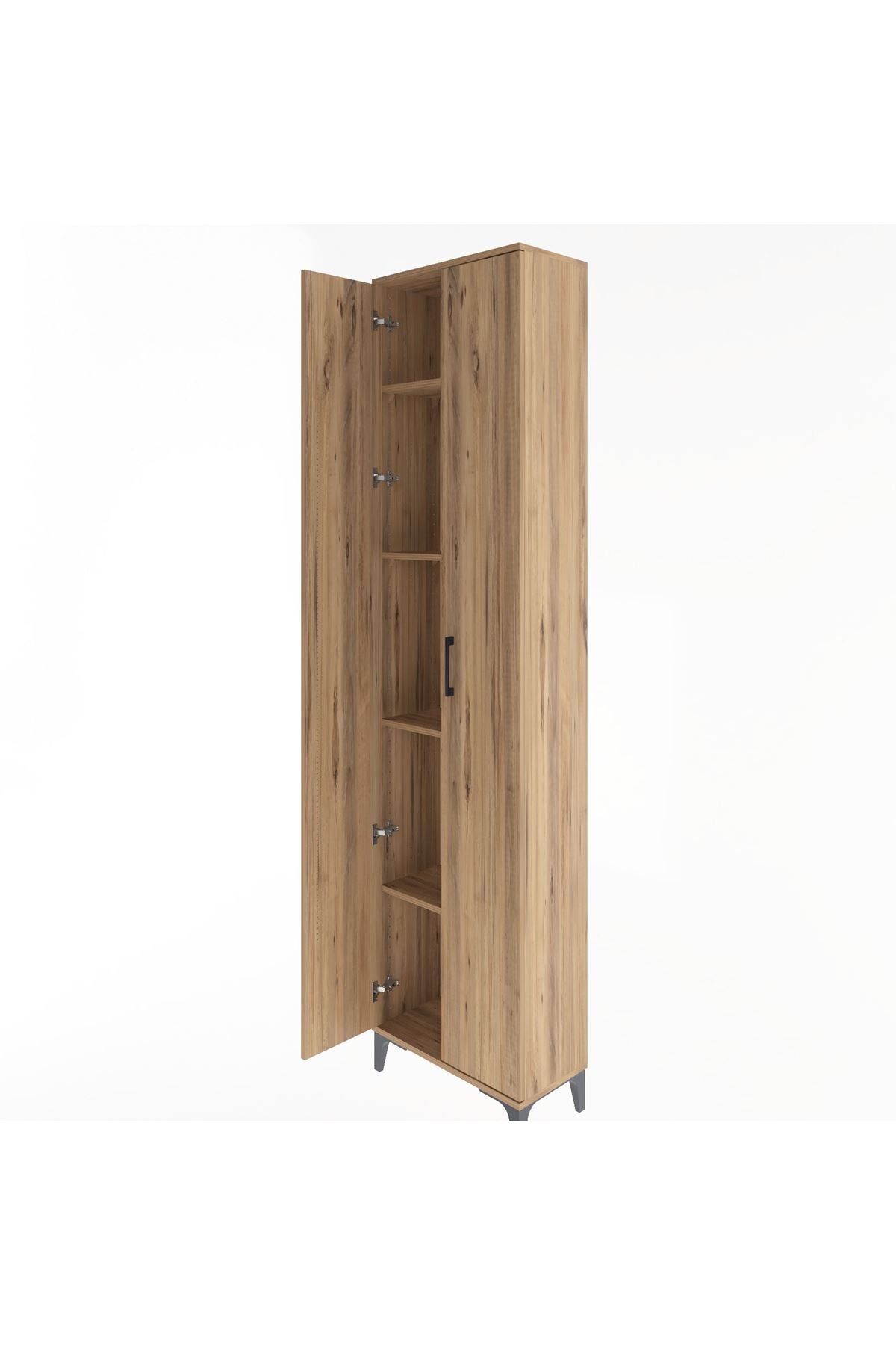 Arges Dolap 4 Raflı 2 Kapaklı 60x30x243 - S32M001V9A