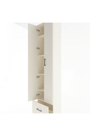 Arges Dolap 5 Raflı Tek Çekmeceli 2 Kapaklı 60x30x243 - S32M002V1A