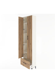 Arges Dolap 5 Raflı Tek Çekmeceli 2 Kapaklı 60x30x243 - S32M002V3A