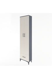 Arges Dolap 5 Raflı Tek Çekmeceli 2 Kapaklı 60x30x243 - S32M002V4A