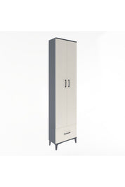 Arges Dolap 5 Raflı Tek Çekmeceli 2 Kapaklı 60x30x243 - S32M002V4A