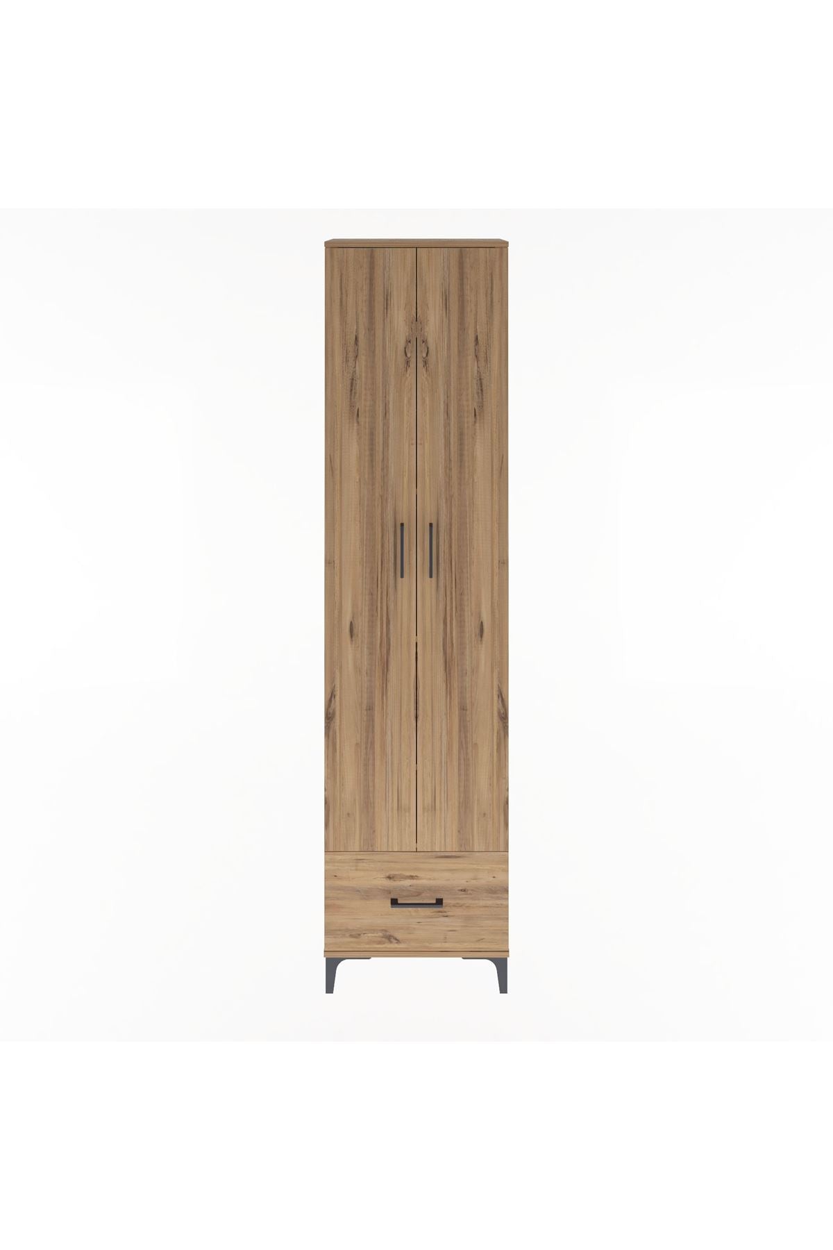 Arges Dolap 5 Raflı Tek Çekmeceli 2 Kapaklı 60x30x243 - S32M002V9A