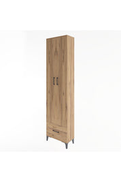 Arges Dolap 5 Raflı Tek Çekmeceli 2 Kapaklı 60x30x243 - S32M002V9A