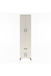 Arges Dolap 4 Raflı Tek Çekmeceli 4 Kapaklı 60x30x243 - S32M003V1A
