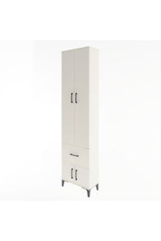 Arges Dolap 4 Raflı Tek Çekmeceli 4 Kapaklı 60x30x243 - S32M003V1A
