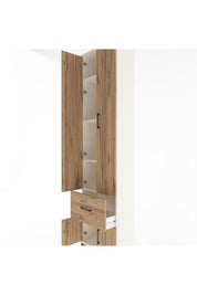 Arges Dolap 4 Raflı Tek Çekmeceli 4 Kapaklı 60x30x243 - S32M003V3A