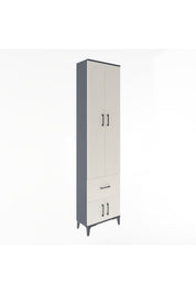 Arges Dolap 4 Raflı Tek Çekmeceli 4 Kapaklı 60x30x243 - S32M003V4A