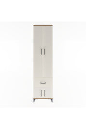 Arges Dolap 4 Raflı Tek Çekmeceli 4 Kapaklı 60x30x243 - S32M003V7A