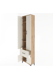 Arges Dolap 4 Raflı Tek Çekmeceli 4 Kapaklı 60x30x243 - S32M003V7A