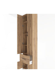 Arges Dolap 4 Raflı Tek Çekmeceli 4 Kapaklı 60x30x243 - S32M003V9A