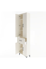 Arges Dolap 4 Raflı Tek Çekmeceli 4 Kapaklı 60x30x243 - S32M004V1A