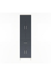 Arges Dolap 4 Raflı Tek Çekmeceli 4 Kapaklı 60x30x243 - S32M004V2A