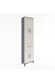 Arges Dolap 4 Raflı Tek Çekmeceli 4 Kapaklı 60x30x243 - S32M004V4A