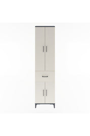 Arges Dolap 4 Raflı Tek Çekmeceli 4 Kapaklı 60x30x243 - S32M004V4A
