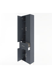 Arges Dolap 4 Raflı Tek Çekmeceli 4 Kapaklı 60x30x243 - S32M004V5A