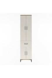 Arges Dolap 4 Raflı Tek Çekmeceli 4 Kapaklı 60x30x243 - S32M004V7A