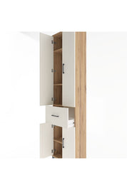 Arges Dolap 4 Raflı Tek Çekmeceli 4 Kapaklı 60x30x243 - S32M004V7A