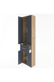 Arges Dolap 4 Raflı Tek Çekmeceli 4 Kapaklı 60x30x243 - S32M004V8A