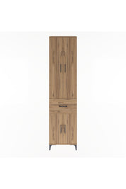 Arges Dolap 4 Raflı Tek Çekmeceli 4 Kapaklı 60x30x243 - S32M004V9A