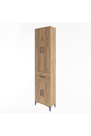 Arges Dolap 4 Raflı Tek Çekmeceli 4 Kapaklı 60x30x243 - S32M004V9A