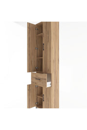 Arges Dolap 4 Raflı Tek Çekmeceli 4 Kapaklı 60x30x243 - S32M004V9A