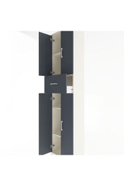 Arges Dolap 4 Raflı Tek Çekmeceli 4 Kapaklı 60x30x243 - S32M005V2A