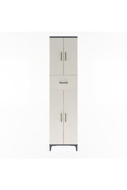 Arges Dolap 4 Raflı Tek Çekmeceli 4 Kapaklı 60x30x243 - S32M005V4A