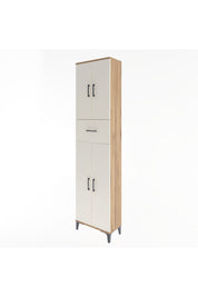 Arges Dolap 4 Raflı Tek Çekmeceli 4 Kapaklı 60x30x243 - S32M005V7A