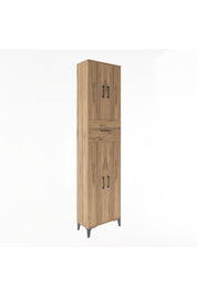 Arges Dolap 4 Raflı Tek Çekmeceli 4 Kapaklı 60x30x243 - S32M005V9A