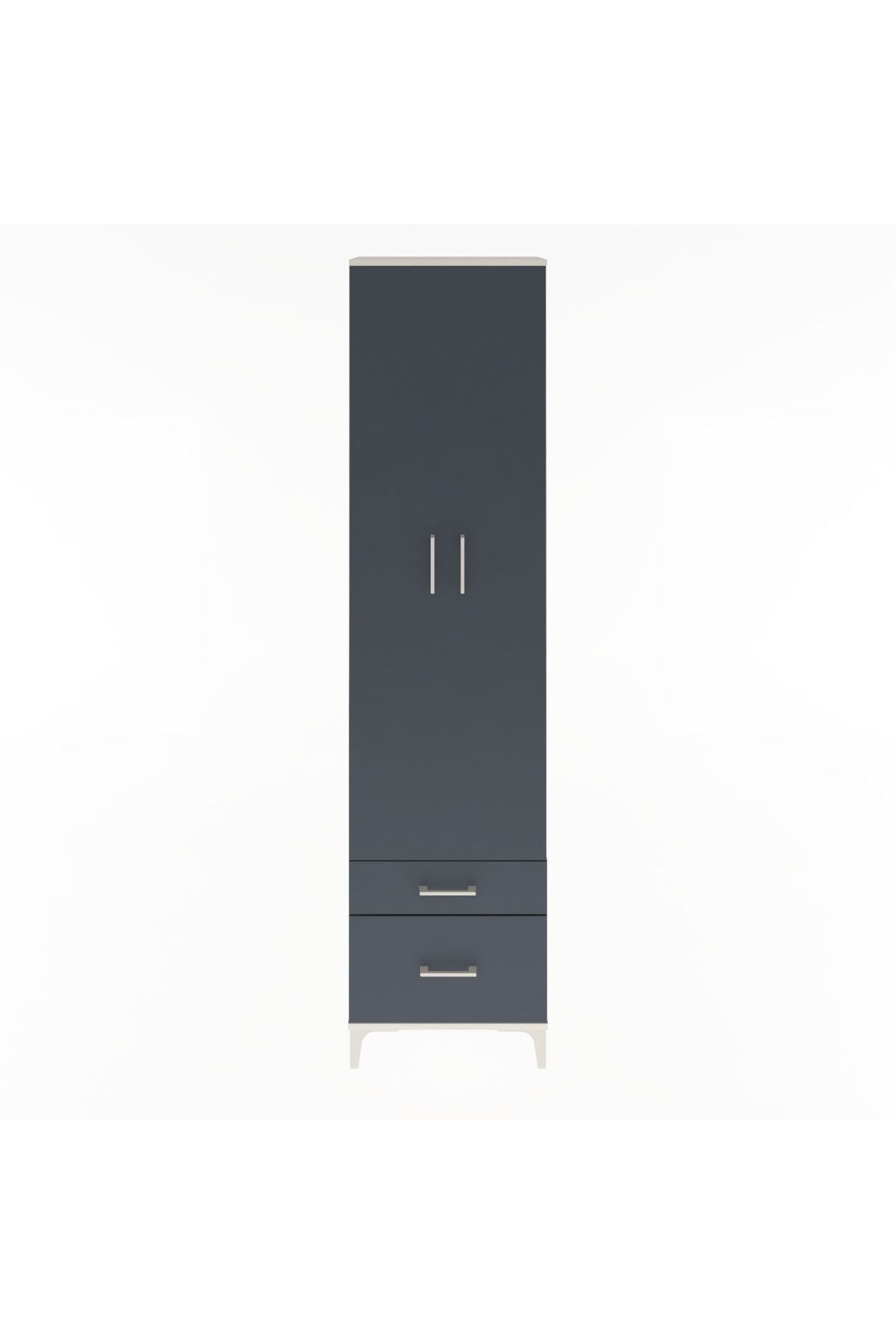 Arges Dolap 4 Raflı 2 Çekmeceli 2 Kapaklı 60x30x243 - S32M006V2A